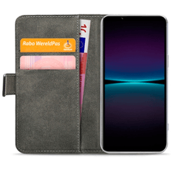 Mobilize PU-leather Book Case Black Sony Xperia 1 IV
