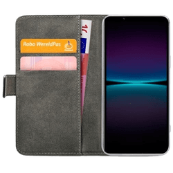 Mobilize PU-leather Book Case Black Sony Xperia 1 IV