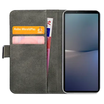 Mobilize Cuir Pu Book Coque Noir Sony Xperia 10 V