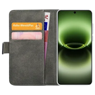 Mobilize PU-Leather Book Case Black vivo X300 Ultra
