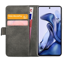 Mobilize PU-leer Book Case Zwart Xiaomi 11T/11T Pro