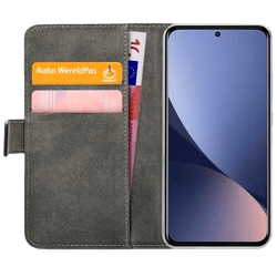 Mobilize PU-leather Book Case Black Xiaomi 12/12X