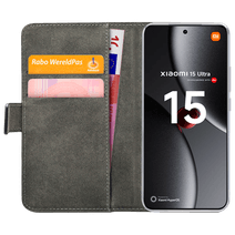 Mobilize PU-leer Book Case Zwart Xiaomi 15 Ultra