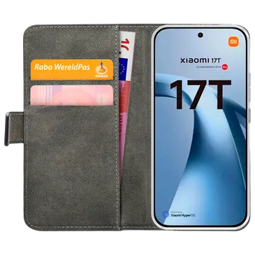 Mobilize PU-Læder Book Skal Sort Xiaomi 17T/17T Pro