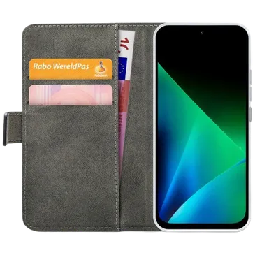 Mobilize PU-Leather Book Case Black Xiaomi Redmi 17 5G
