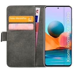 Mobilize PU-leather Book Case Black Xiaomi Redmi Note 10 Pro