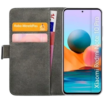 Mobilize PU-leather Book Case Black Xiaomi Redmi Note 10 Pro