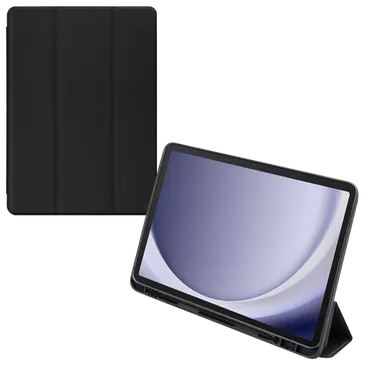 Mobilize Cuir Pu Solid Folio Book Coque Noir Samsung Galaxy Tab A9+