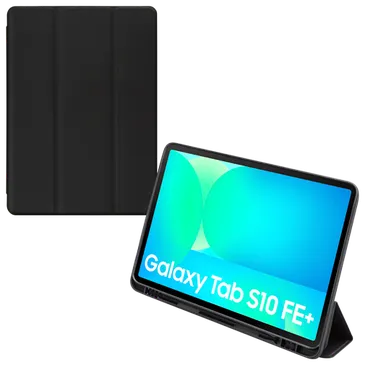 Mobilize Cuir Pu Solid Folio Book Coque Noir Samsung Galaxy Tab S10 FE+