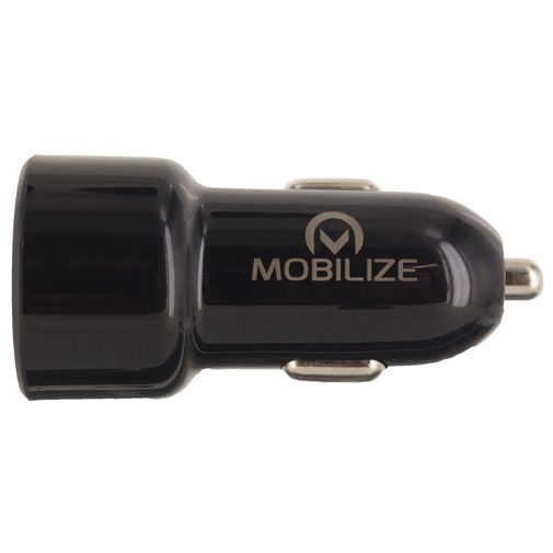 Mobilize Smart Car Charger Dual USB 4.8A Black