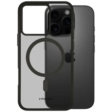 Mobilize TPU Back Cover Noir Magnétique Noir Apple iPhone 16 Pro