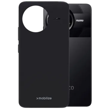 Mobilize TPU Back Cover Black Poco F7 Pro