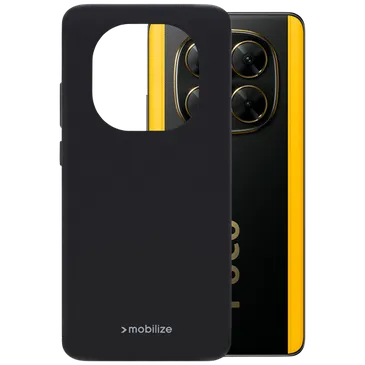 Mobilize TPU Back Cover Black Poco X7
