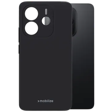 Mobilize TPU Back Cover Noir Redmi Note 14 4G