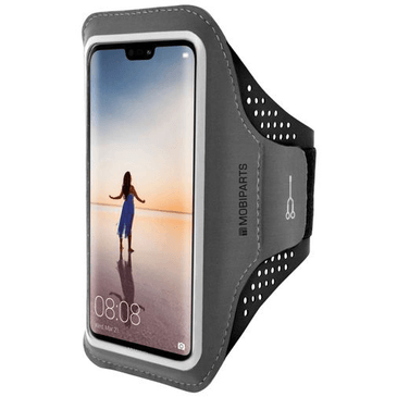 Mobiparts Comfort Fit Sports Bracelet Black Huawei P20 Lite
