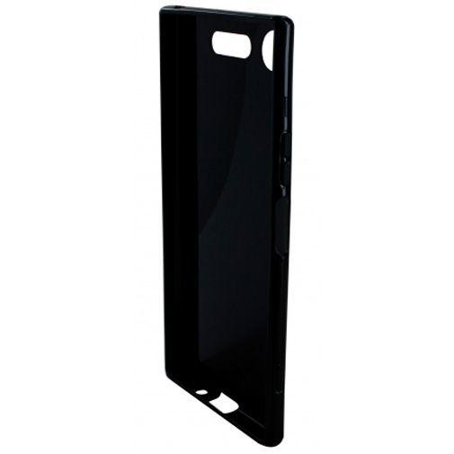 Mobiparts Essential TPU Case Black Sony Xperia XZ1