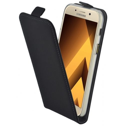 Mobiparts Premium Flip Case Black Samsung Galaxy A3 (2017)