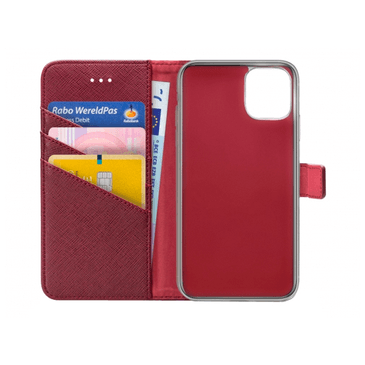 My Style PU-Leather Book Case Apple iPhone 12 / 12 Pro Red