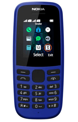 Nokia 105 (2019) Dual SIM Bleu