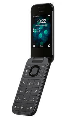 Nokia 2660 Flip 4G Volte keypad Phone with Dual SIM, Dual Screen, inbuilt  MP3 Player & Wireless FM Radio | Black