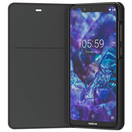 Nokia Slim Flip Case Black Nokia 5.1 Plus