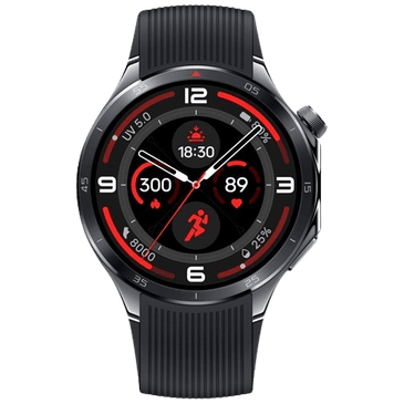 OnePlus Watch Black (Black Rubber Strap)