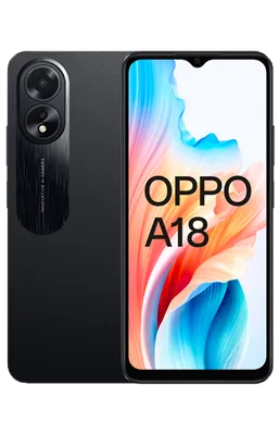 OPPO A18 4GB/128GB Sort