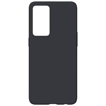 OPPO Siliconen Back Cover Zwart OPPO Reno8 Lite
