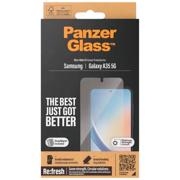 Panzerglass Tempered Glass Edge To Edge Screen Protector Samsung Galaxy A35