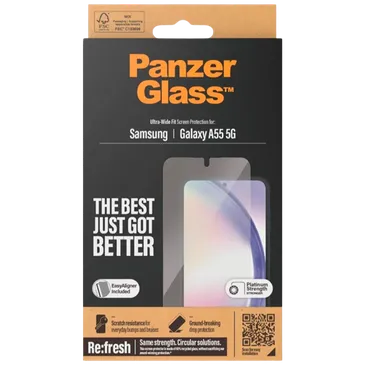 Panzerglass Verre Trempé Edge To Edge Protection D'Écran Samsung Galaxy A55