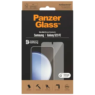 Panzerglass Tempered Glass Edge To Edge Screen Protector Samsung Galaxy S23 FE