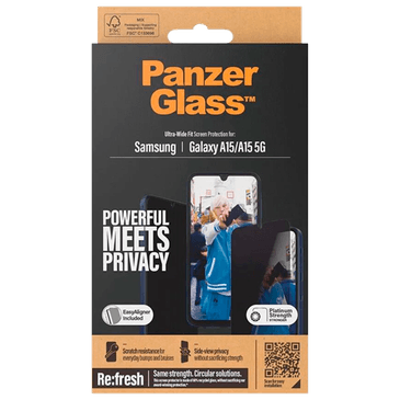 Panzerglass Tempered Glass Privacy Screen Protector Samsung Galaxy A15/A15 5G