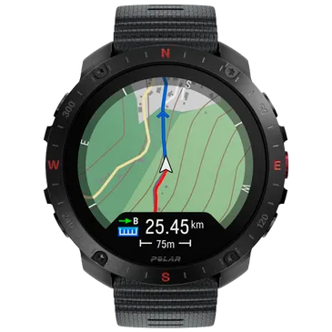 Polar Grit X2 Pro Noir S-L (Bracelet Silicone Noir)