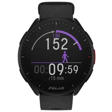 Polar Pacer Zwart
