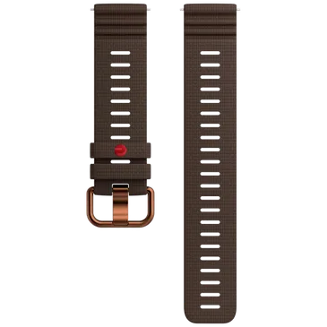 Polar Premium Silicone Horlogeband 22mm Marron S - L