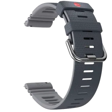 Polar Silicone Bracelet de Montre 22mm Gris S - M/L