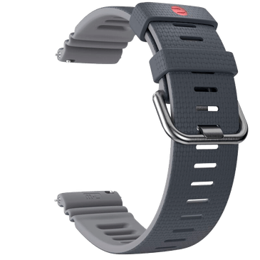 Polar Siliconen Horlogeband 22mm Grijs S M L