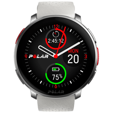 Polar Vantage V3 Silver White Silicone Strap Belsimpel