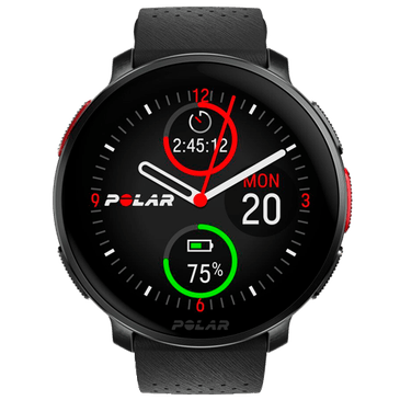 Polar Vantage V3 Zwart Zwarte Siliconenband Belsimpel