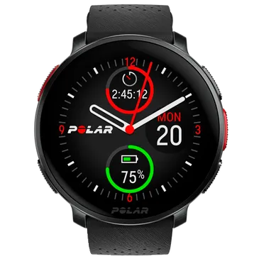 Polar Vantage V3 Noir (Bracelet Silicone Noir)