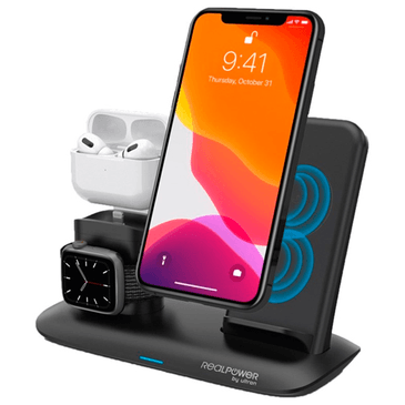 Realpower Chargeair All Desk Pro Draadloos Laadstation Black