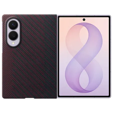 Samsung Carbon Back Cover Rot Magnetisch Samsung Galaxy Z Fold 8