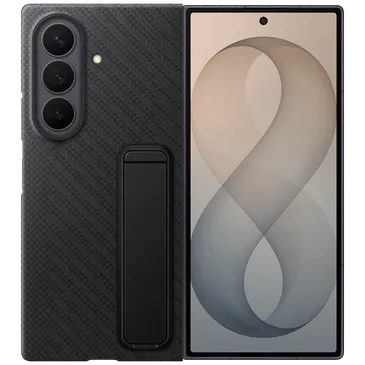 Samsung Carbon Standing Back Cover Black Samsung Galaxy Z Fold 8 Ultra