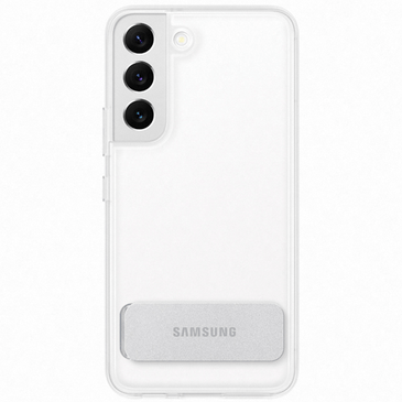 au（ACG13)SamsungGalaxy S22ホワイト + TPUフィルム Samsung Clear Standing TPU Back Cover Transparent Samsung Galaxy