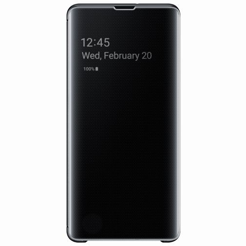 Samsung Clear View Cover Black Galaxy S10+