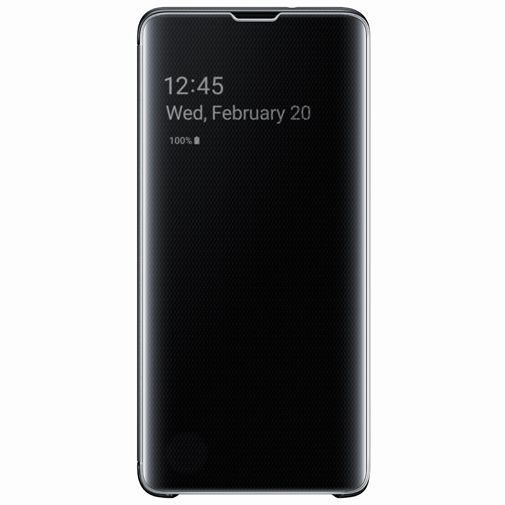 Samsung Clear View Cover Black Galaxy S10 G973