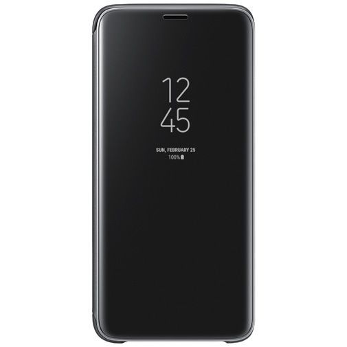 Samsung Clear View Standing Cover Black Galaxy S9