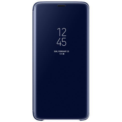 Samsung Clear View Standing Cover Blue Galaxy S9+