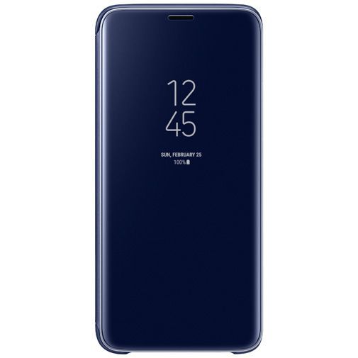 Samsung Clear View Standing Cover Blue Galaxy S9