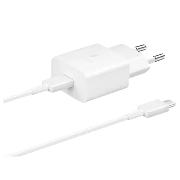 Samsung EP-T510 USB-C Quick Charger 15W + USB-C Cable 1m White